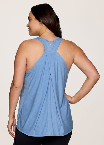 Plus Prime Relaxed Twist Back Tank Top – RBX Active