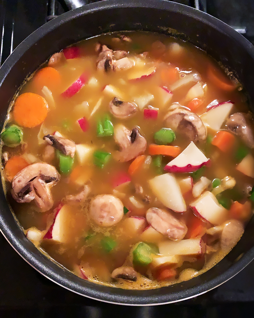 A Cozy Hug in a Bowl : Veggie Rainbow Stew