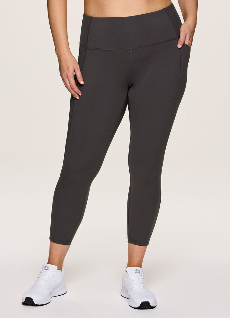 RBX Active Women's Full Length High Waist Ribbed Legging With