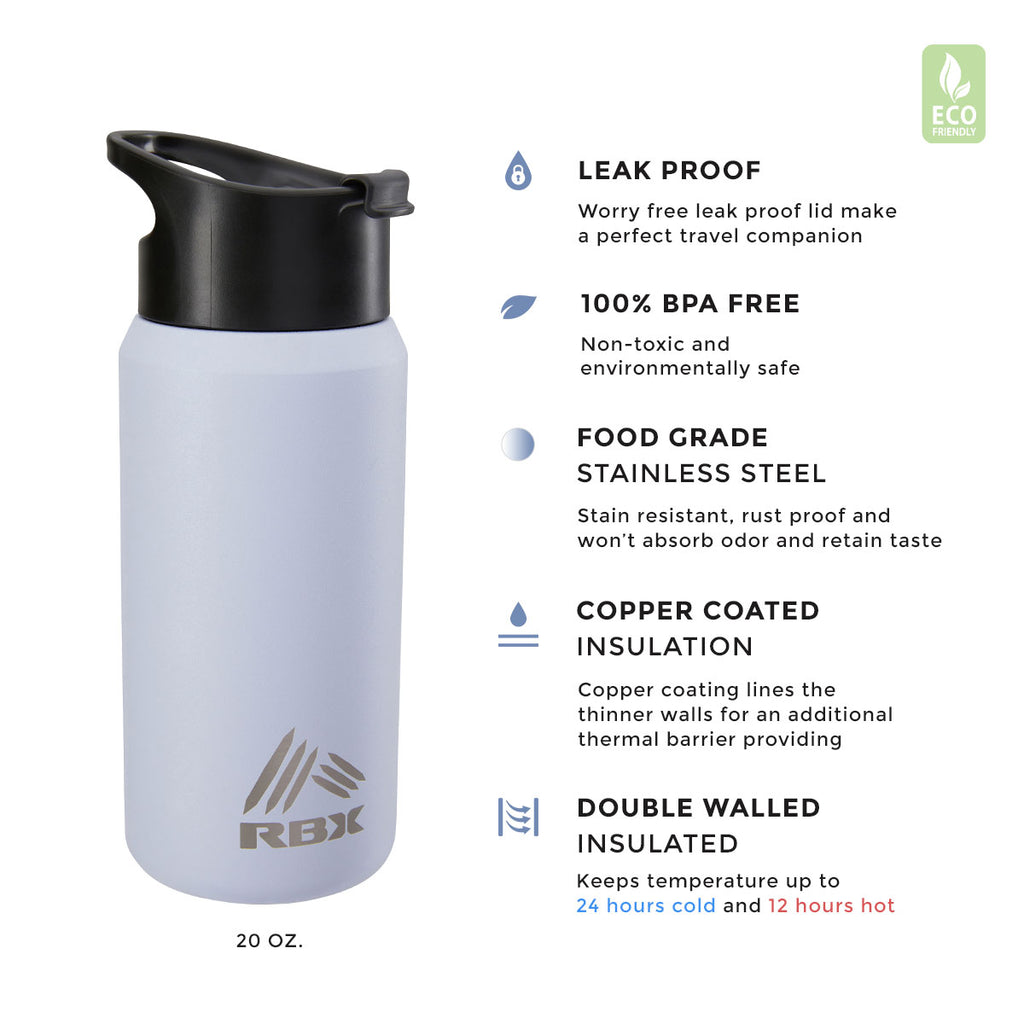 20oz Stainless Steel Water Bottle