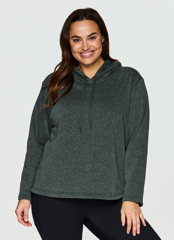 RBX Activewear Women's Fleece Pullover Sweatshirt With Zip Mock Neck,  Pockets and Thumb Holes, Berry Wine, X-Small : : Clothing, Shoes &  Accessories