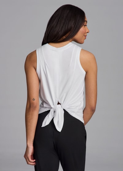 Courtside Tie Back Tank