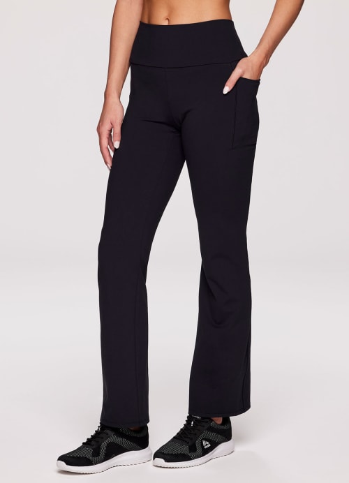  JADD Womens Flare Yoga Pants with Pockets Crossover