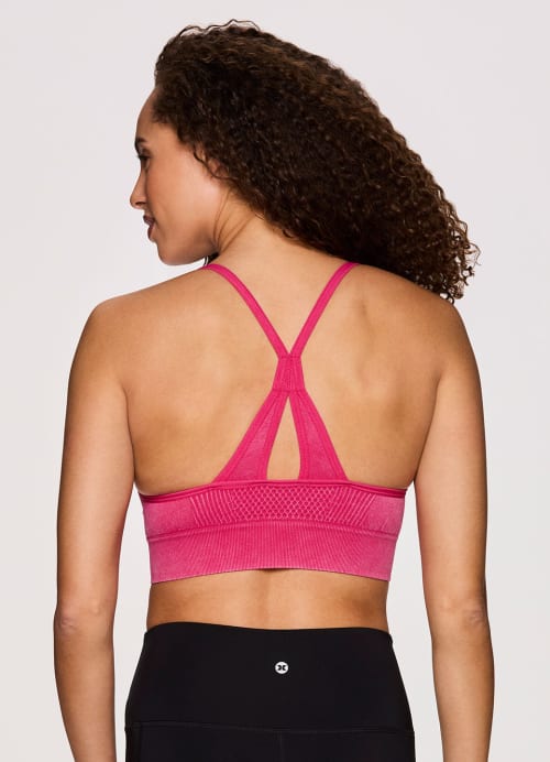 High Impact Underwire Sports Bra Pink Blush Print  Sports bra, Plus size  sports bras, Seamless sports bra