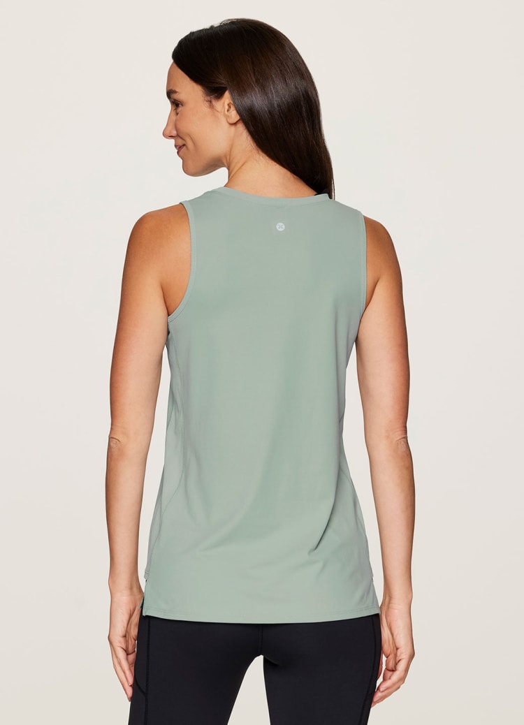 RBX Active Plus Size Women's Twist Back Soft Relaxed Tank Top