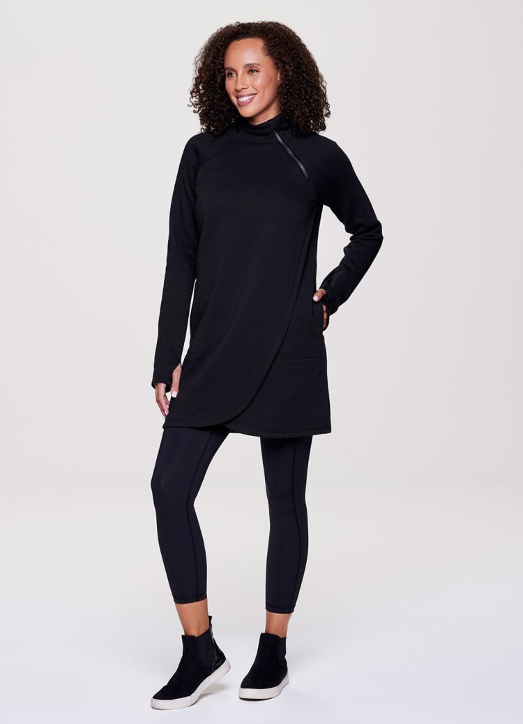 Prime Ready To Roll Fleece Mock Neck Dress - RBX Active