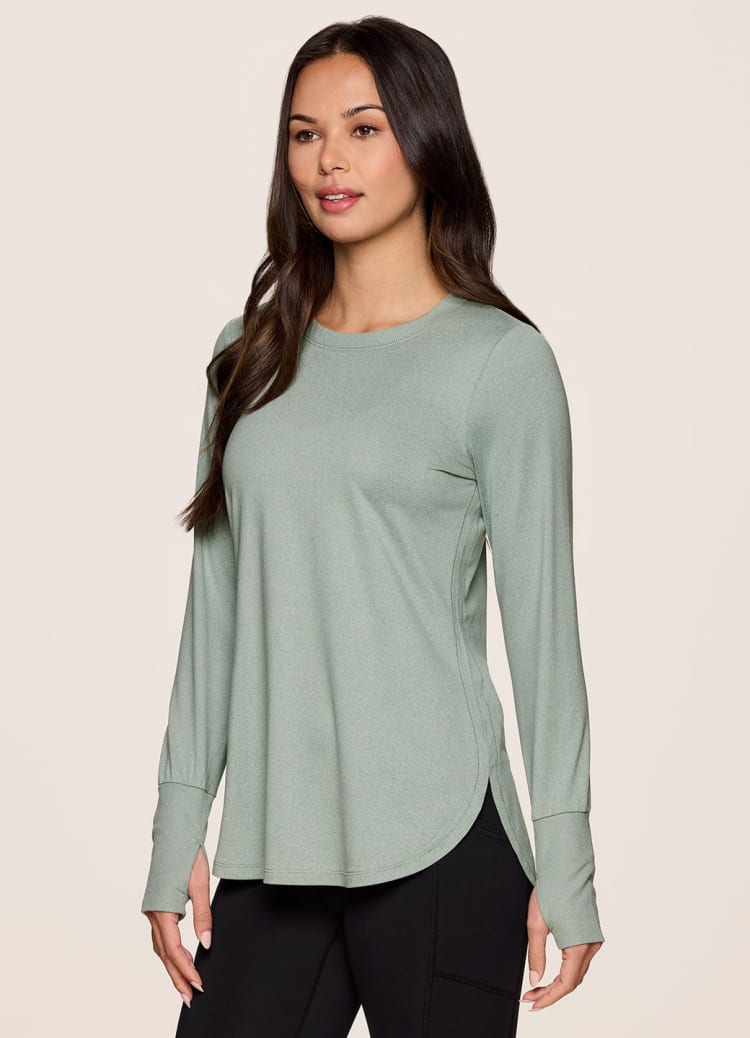 NEW Women Lululemon Swiftly Relaxed-Fit Long Sleeve Shirt Green