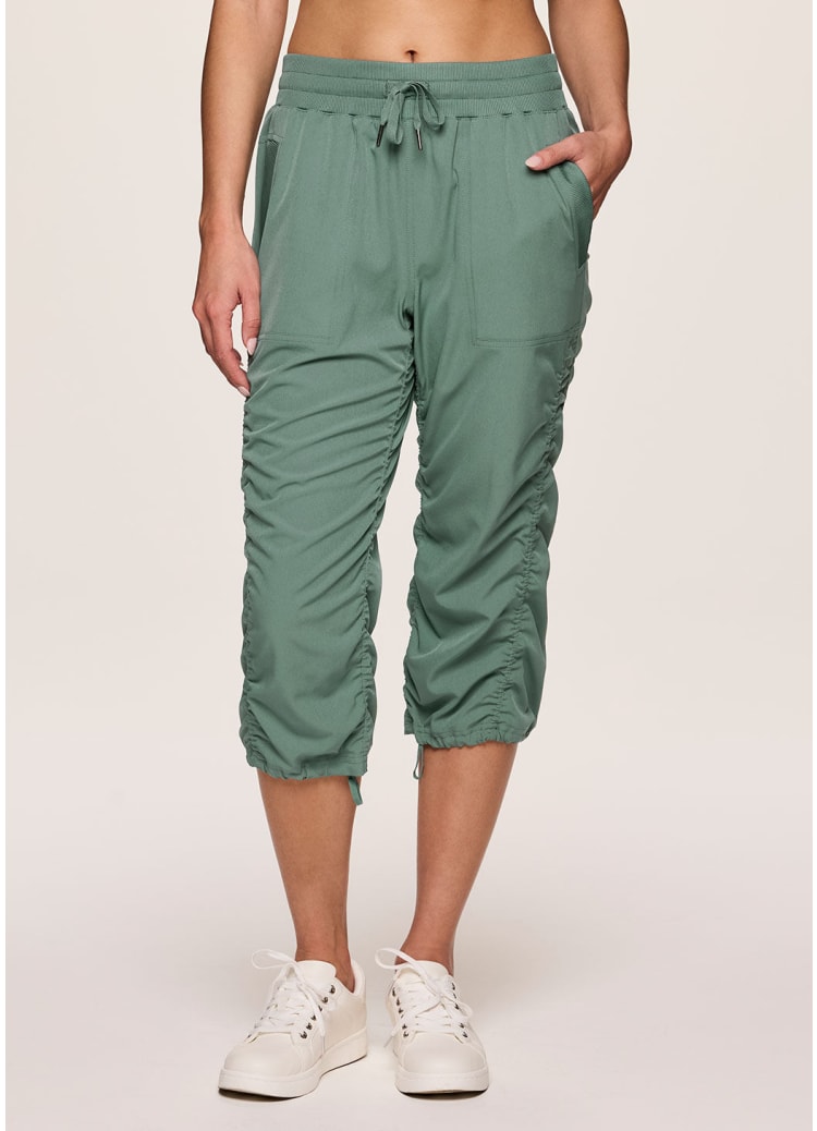 Shop Capri Track Pants with Elasticised Waistband Online
