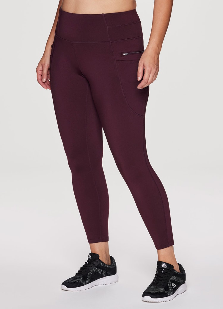 RBX Active Women's Plus Size Ultra Hold 7/8 Legging With Pockets
