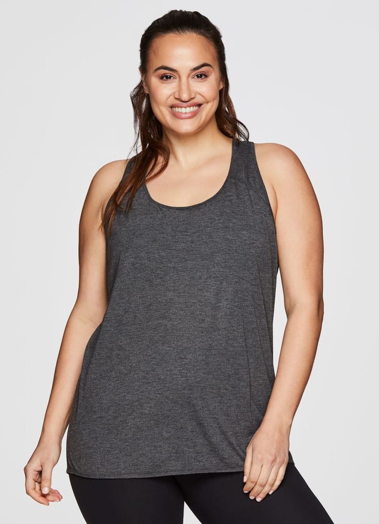 Plus Prime Relaxed Twist Back Tank Top - RBX Active