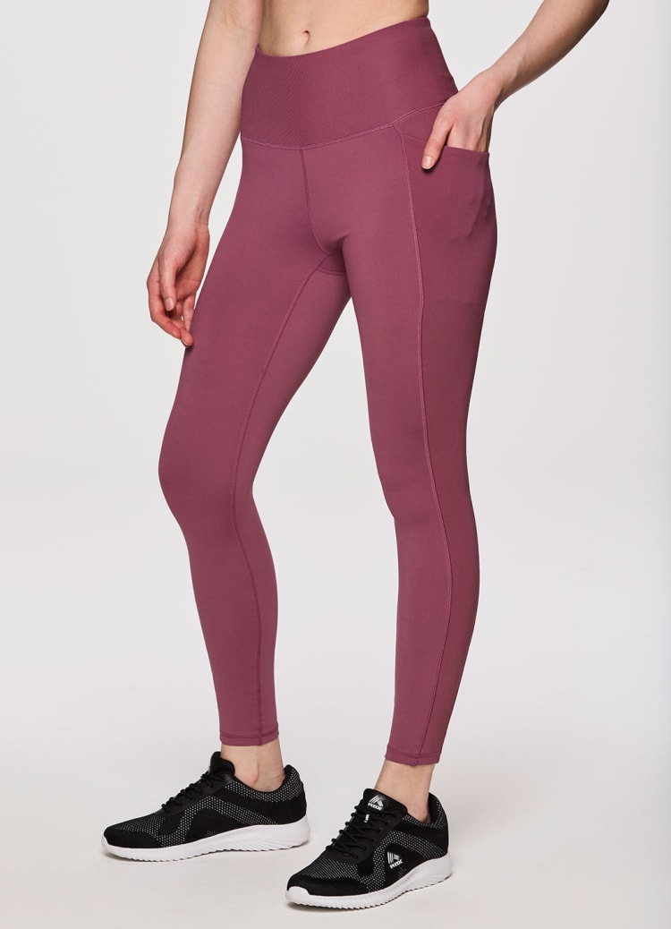 RBX Active Women's Plus Size Boot Cut Fleece Lined Yoga Pants with Pocket
