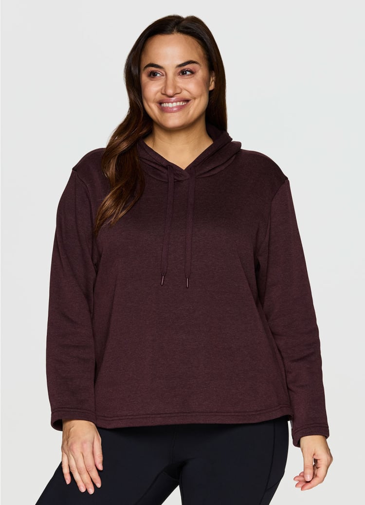 Plus Prime Ready To Roll Fleece Zip Mock Neck Pullover - RBX Active