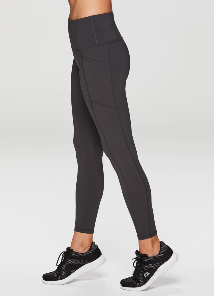 Women's Carbon Peached Ankle Length Leggings by RBX at Fleet Farm
