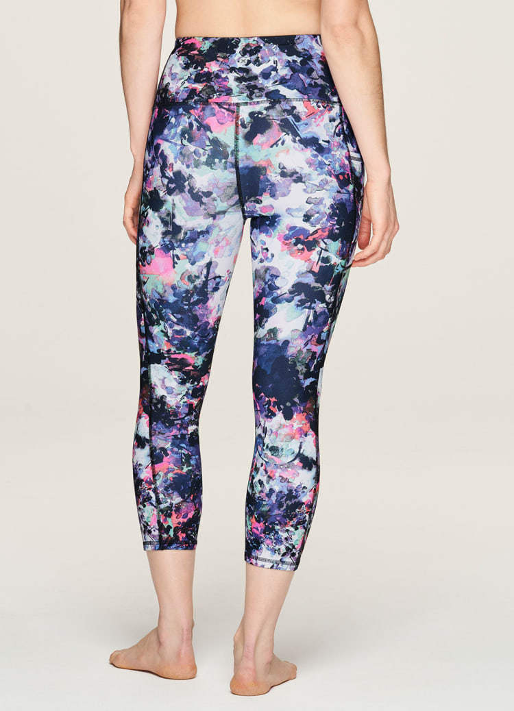 RBX Active Women's Buttery Soft Multi Floral Yoga Legging With Pockets 