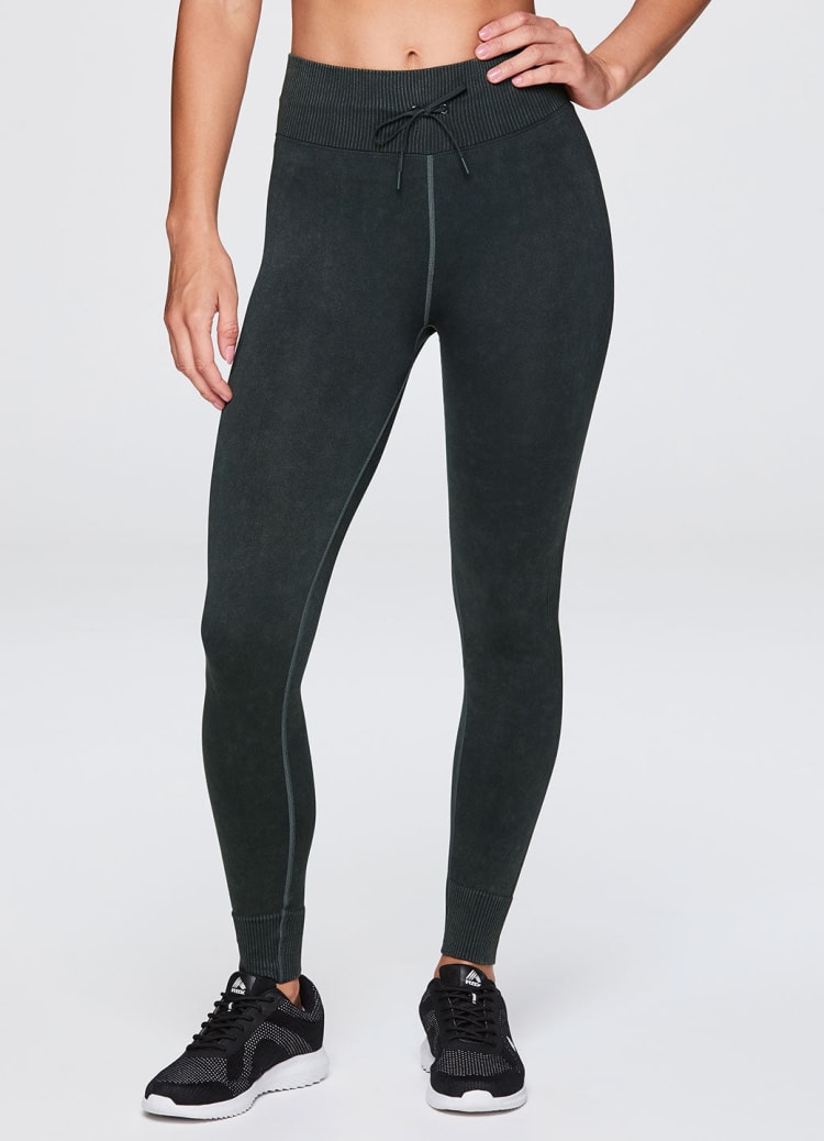 RBX, Pants & Jumpsuits, Rbx Leggings Black Multicolored With Mesh  Diagonal At Bottom Sz L